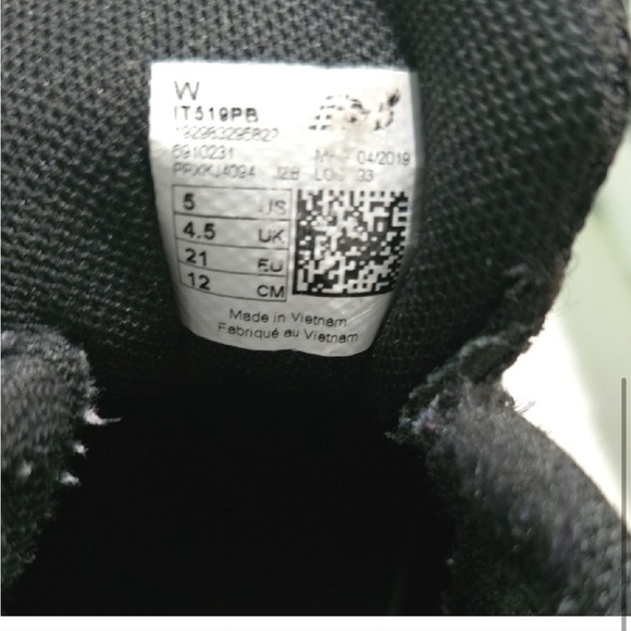 Kids Black Sneakers - Picture 3 of 5